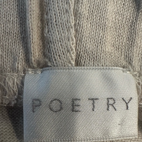 Poetry Jersey Shorts Sz 6 Birch Beige Pigment Dyed Hemp Organic Cotton Shorts - Picture 4 of 4